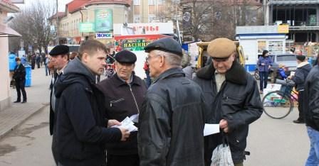 На вулицях Лубен знову інформували про систему БВПД