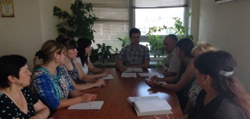 Проведено робочу нараду за підсумками першого місяця роботи Чернігівського місцевого центру