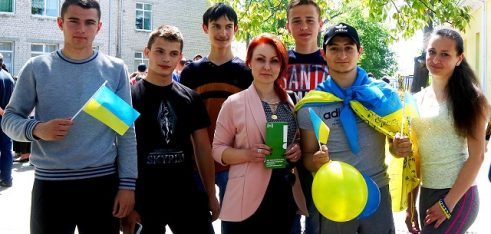 У Любашівці після Марафону з нагоди  Дня примирення пройшов флешмоб щодо надання безоплатної правової допомоги