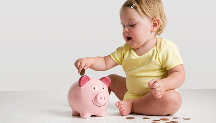 baby and money