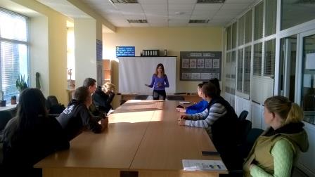 Centr zainiatosti seminar Grebinka. V. Makovetska zastupnik nachalnika. 08.09